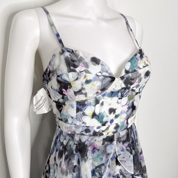 Fame and Partners The Catherine Tiered Bustier Floral Print Gown Maxi Dress - Picture 4 of 16